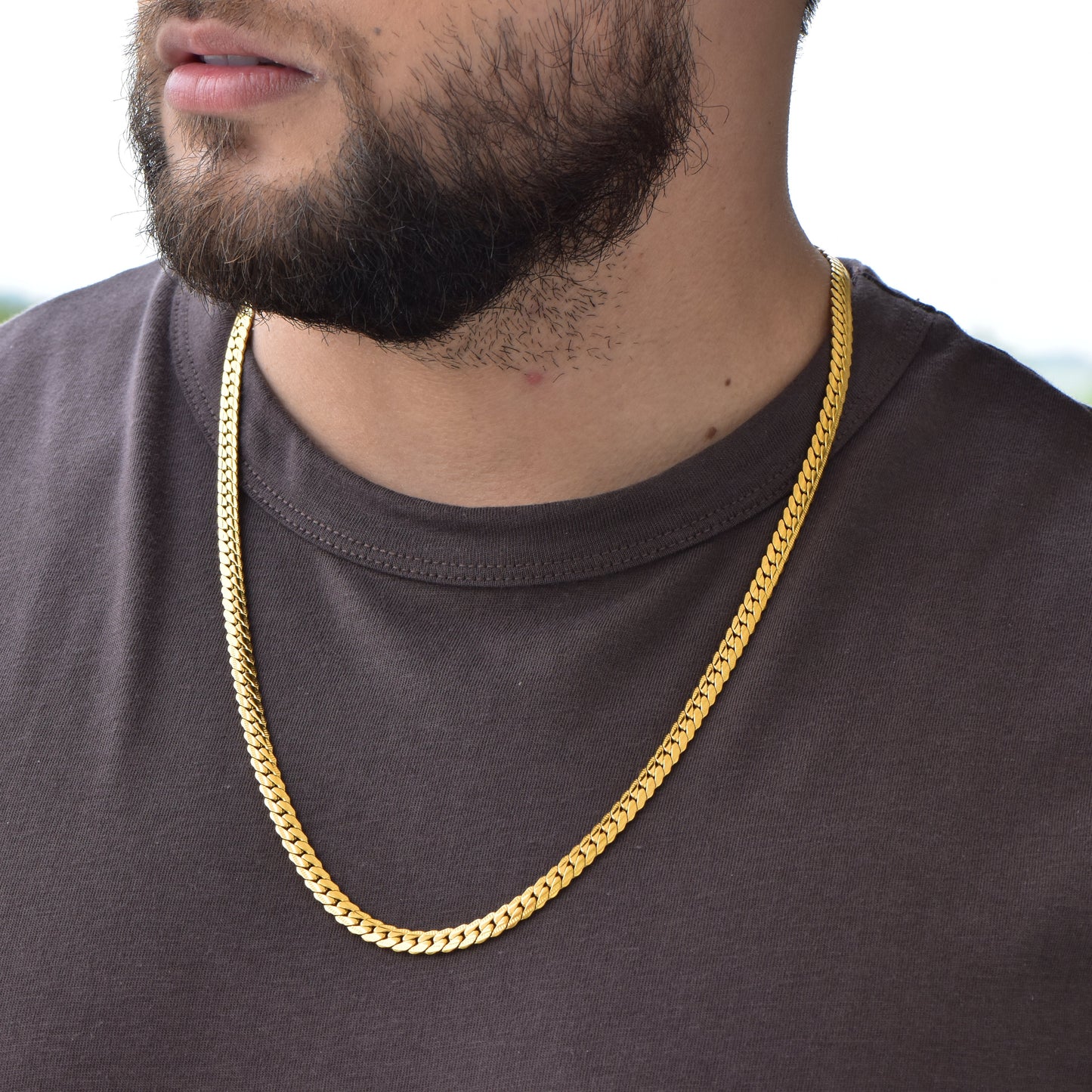 Cadena Grabada Hombre