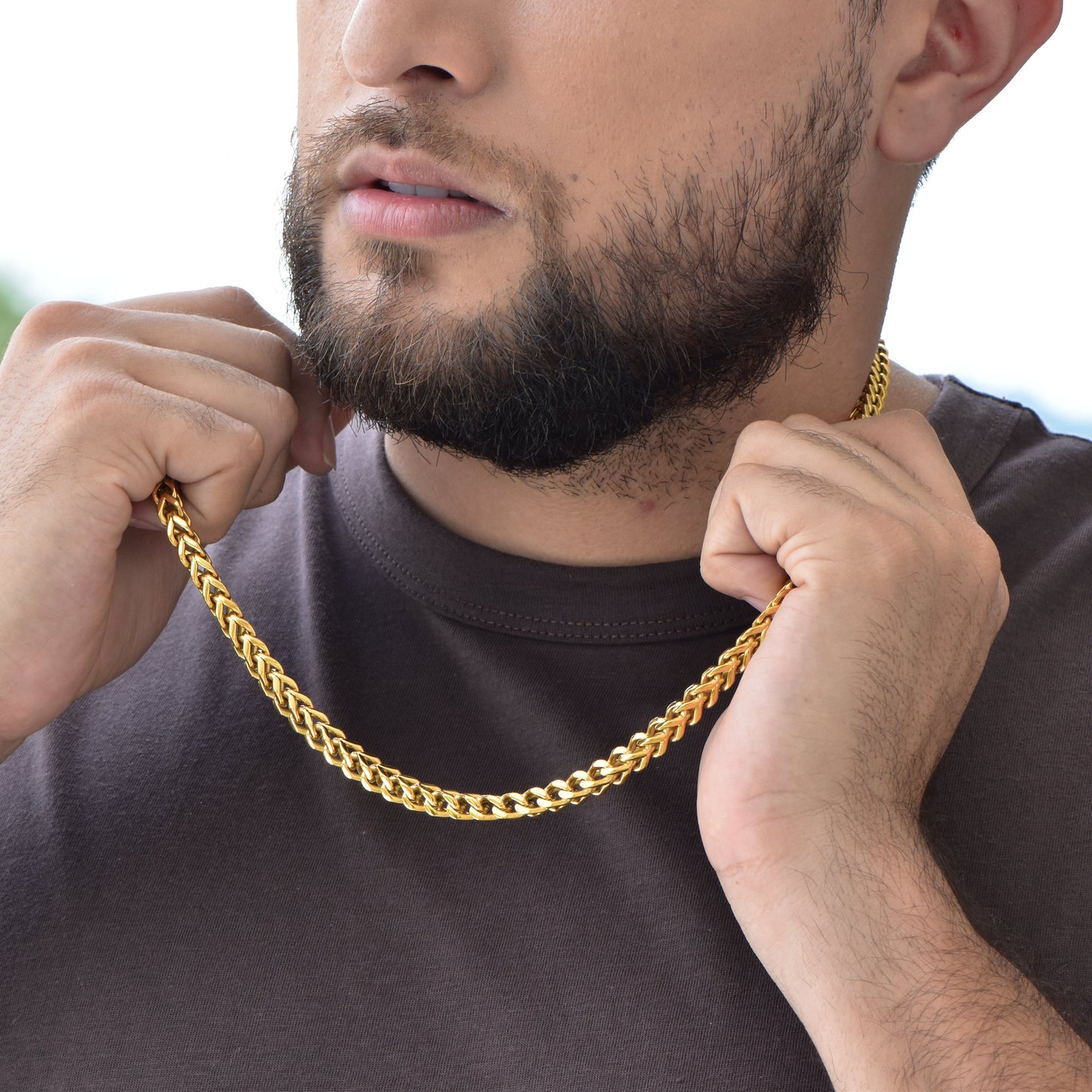 Cadena Franco Hombre 4mm